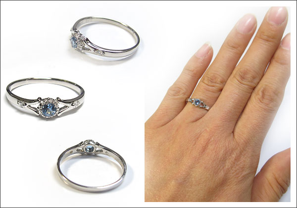 婚約指輪・18金・リング・サンタマリア・エンゲージリング