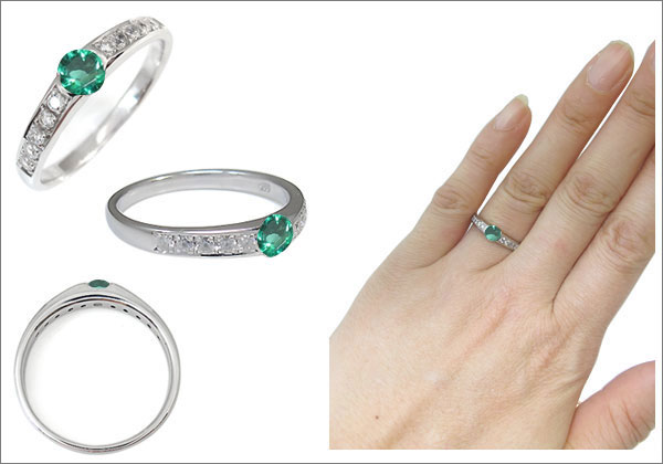 エメラルド　リング