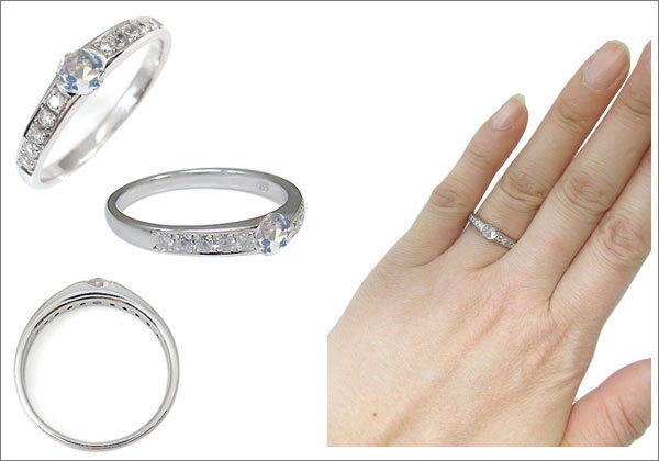 ロイヤルブルームーンストーン　リング