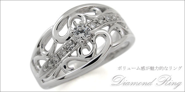 0.1カラット,一粒,リング 