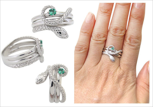 ヘビ,リング,指輪