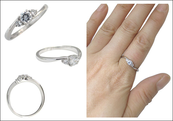 18金 ダイヤモンド 指輪