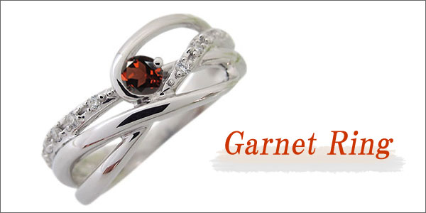 ガーネット リング エレガント