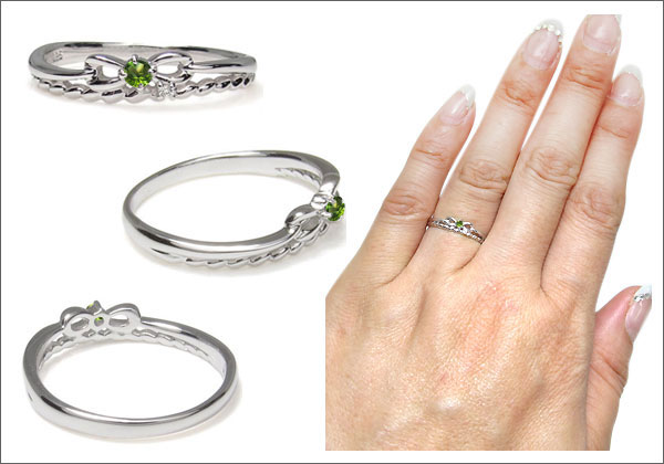 リボン 縄 指輪