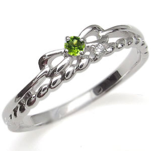 ダイヤ指輪 リボン