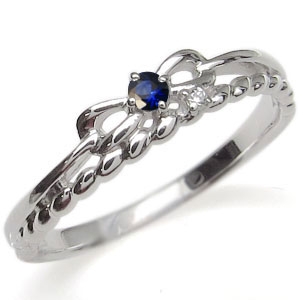 ダイヤ指輪 リボン