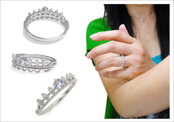 ティアラ 華奢 大人可愛い