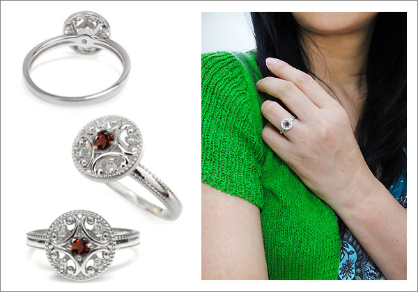 アンティーク リング　プラチナ