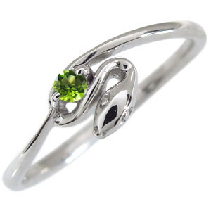 ダイヤ指輪 リボン