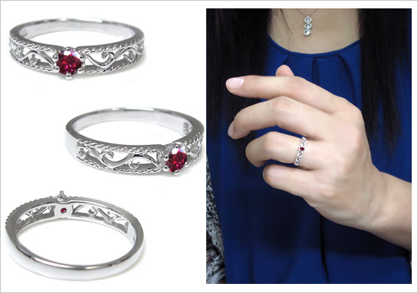 シンプル 華奢 リング