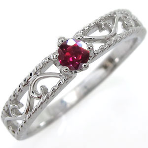 ダイヤ指輪 フラワー