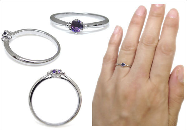 シンプル 華奢 リング