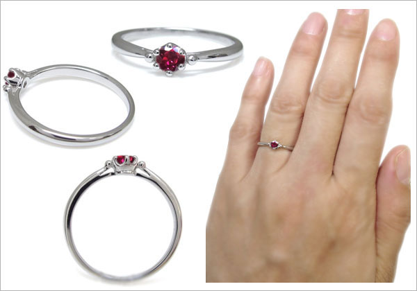 シンプル 華奢 リング