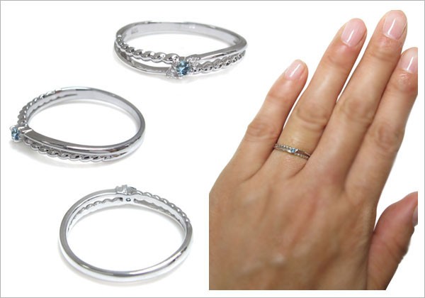華奢,指輪,天然石