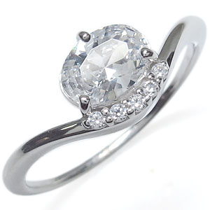 ダイヤ指輪 リボン