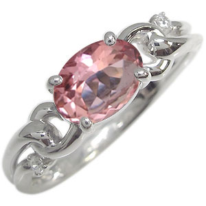 オーバル指輪 リボン