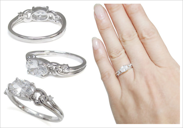 オーバル,上品,指輪