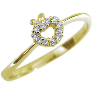 ダイヤモンド指輪 アップル