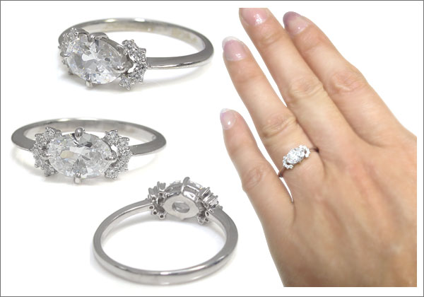 オーバル,上品,指輪