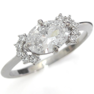 ダイヤ指輪 リボン