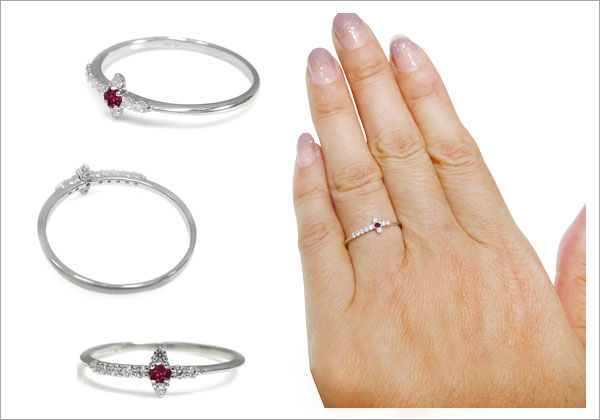 ピンキーリング 誕生石