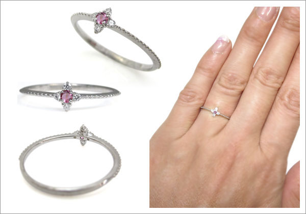 ピンキーリング 誕生石