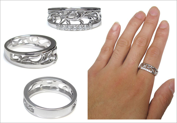 メンズ 唐草 指輪