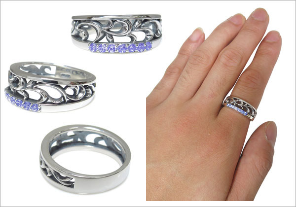 メンズ 唐草 指輪