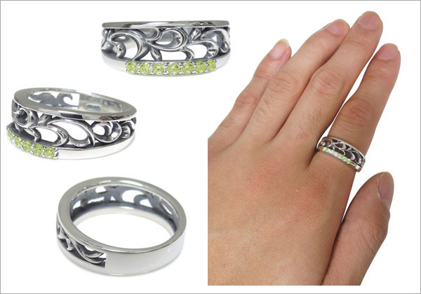 メンズ 唐草 指輪