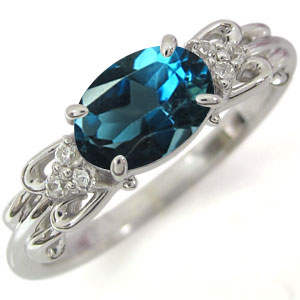 ダイヤ指輪 リボン