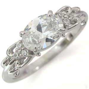 ダイヤ指輪 リボン