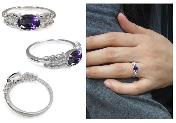 オーバル,上品,指輪