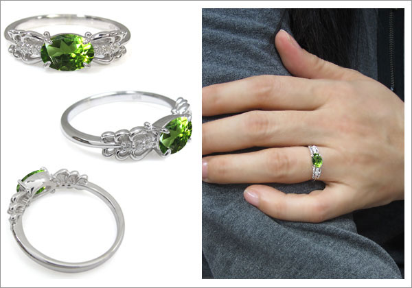 オーバル,上品,指輪