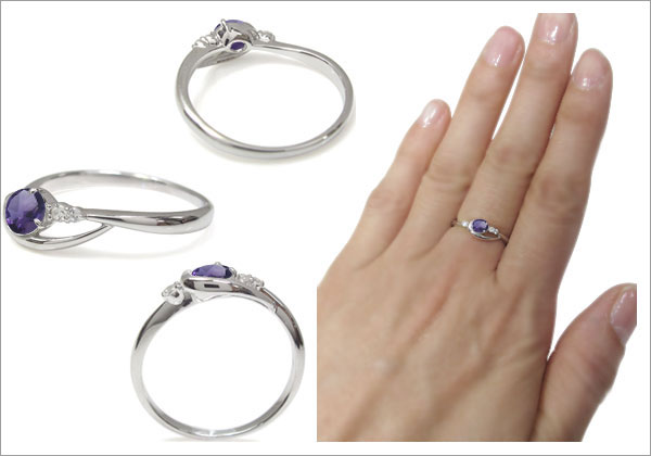 オーバル,上品,指輪