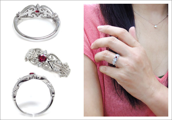 アンティーク リング 誕生石