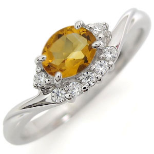 ダイヤ指輪 リボン