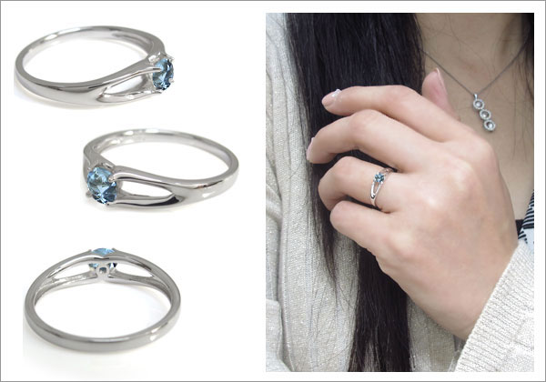 誕生石　婚約指輪