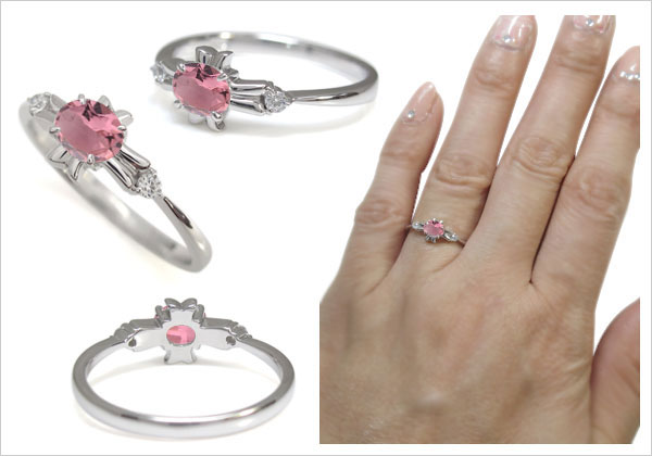 オーバル,上品,指輪