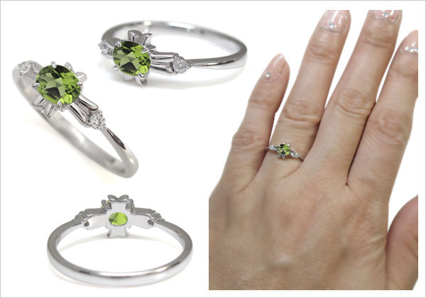 オーバル,上品,指輪