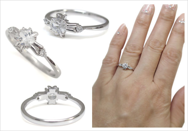 オーバル,上品,指輪