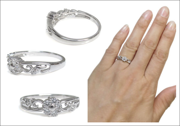 花 フラワー リング