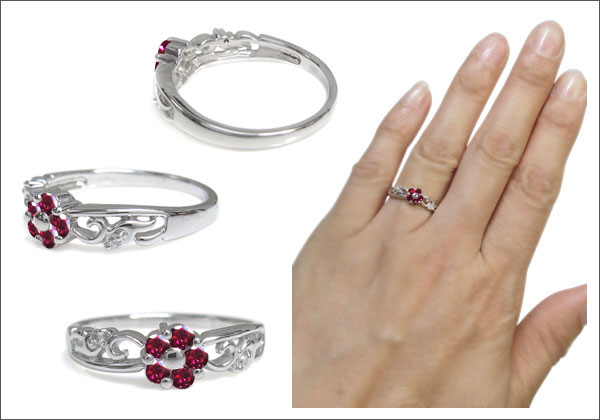 花 フラワー リング