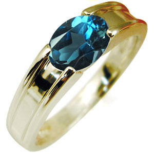 大粒 オーバル 指輪