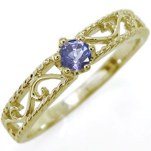 タンザナイト指輪