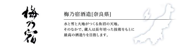 梅乃宿酒造「あらごし梅酒」（奈良）