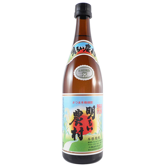 芋焼酎　明るい農村　25°　720ml