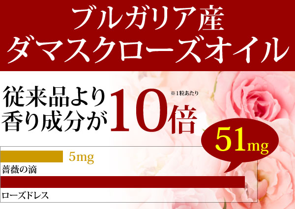 ダマスクローズ配合