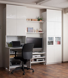 設置例　デスク横にセット