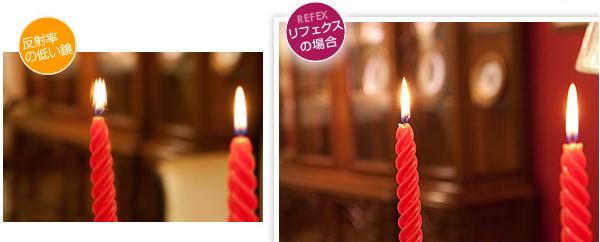 反射率が高いからぼけない