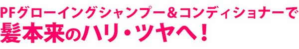 髪本来のハリ・ツヤへ